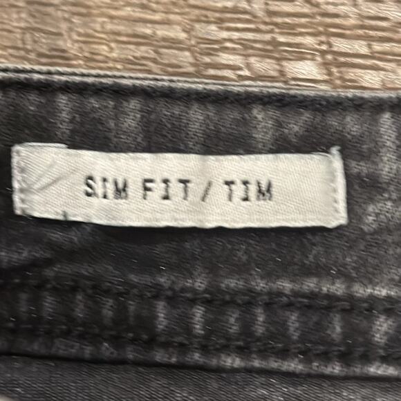 Jack & Jones Men's Slim Fit/Tim Distressed Jean Gray Wash Size 34x32 - Picture 8 of 10